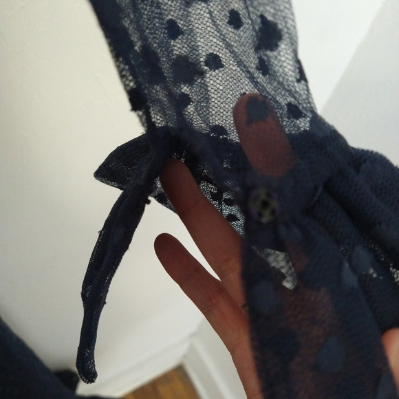 Vintage Neiman Marcus For Richilene Polka Dotted Maxi Dress - Picture 6 of 12